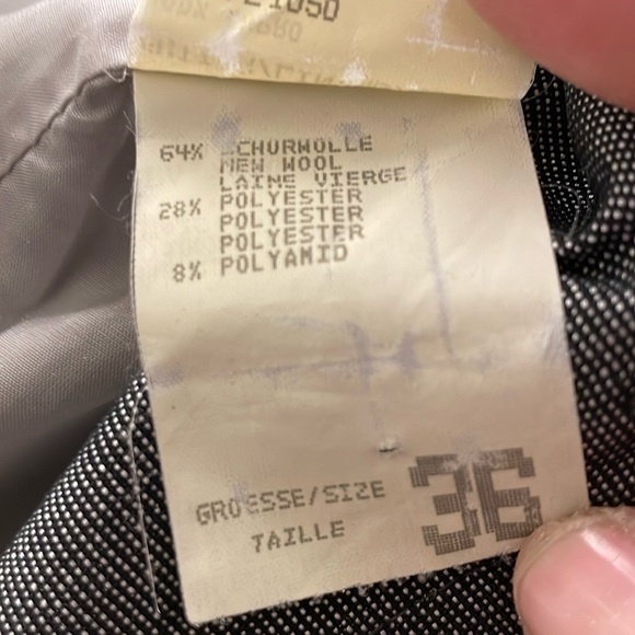 ** VINTAGE ** Men’s glittering blue “denim” look jacket size 36 - Picture 7 of 7